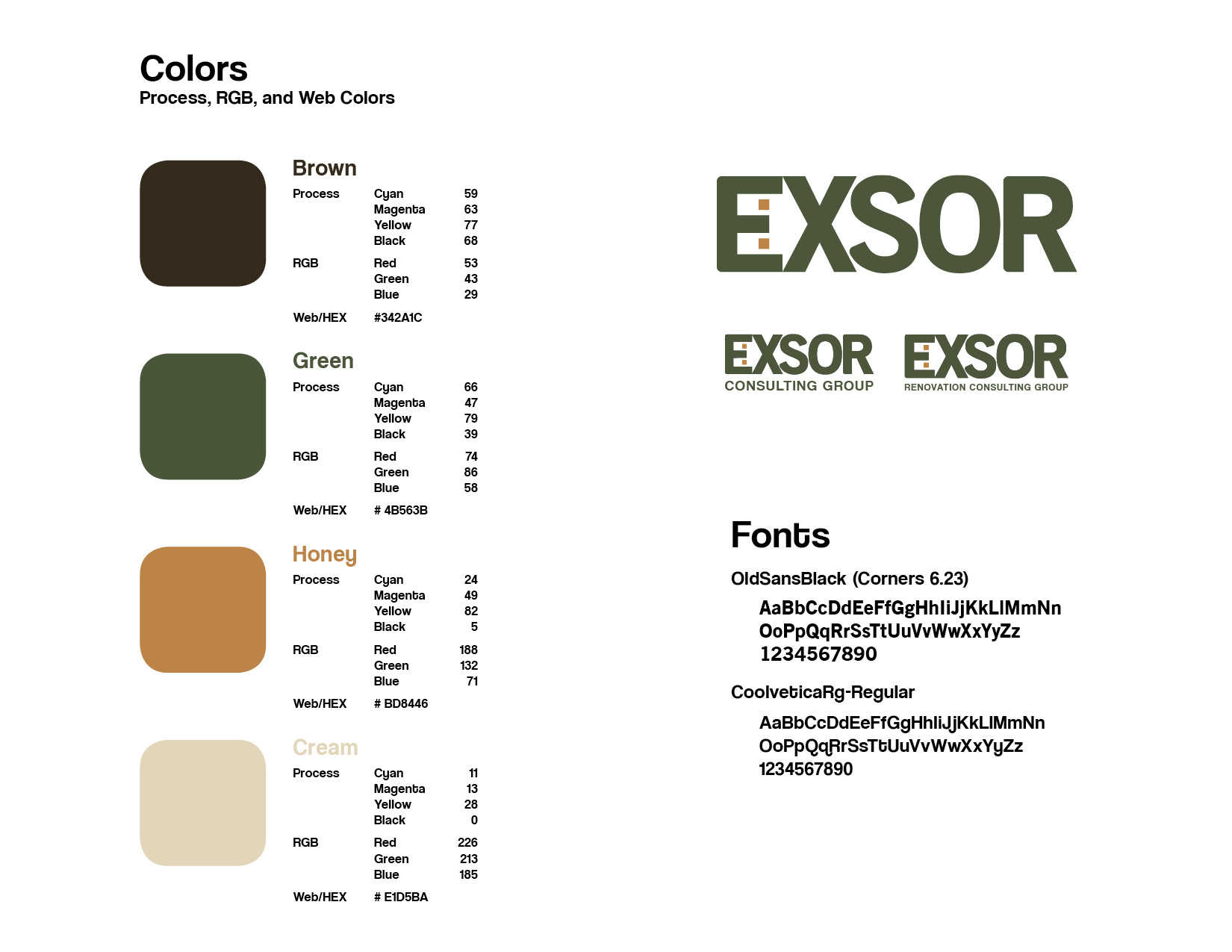Exsor Brand Identity